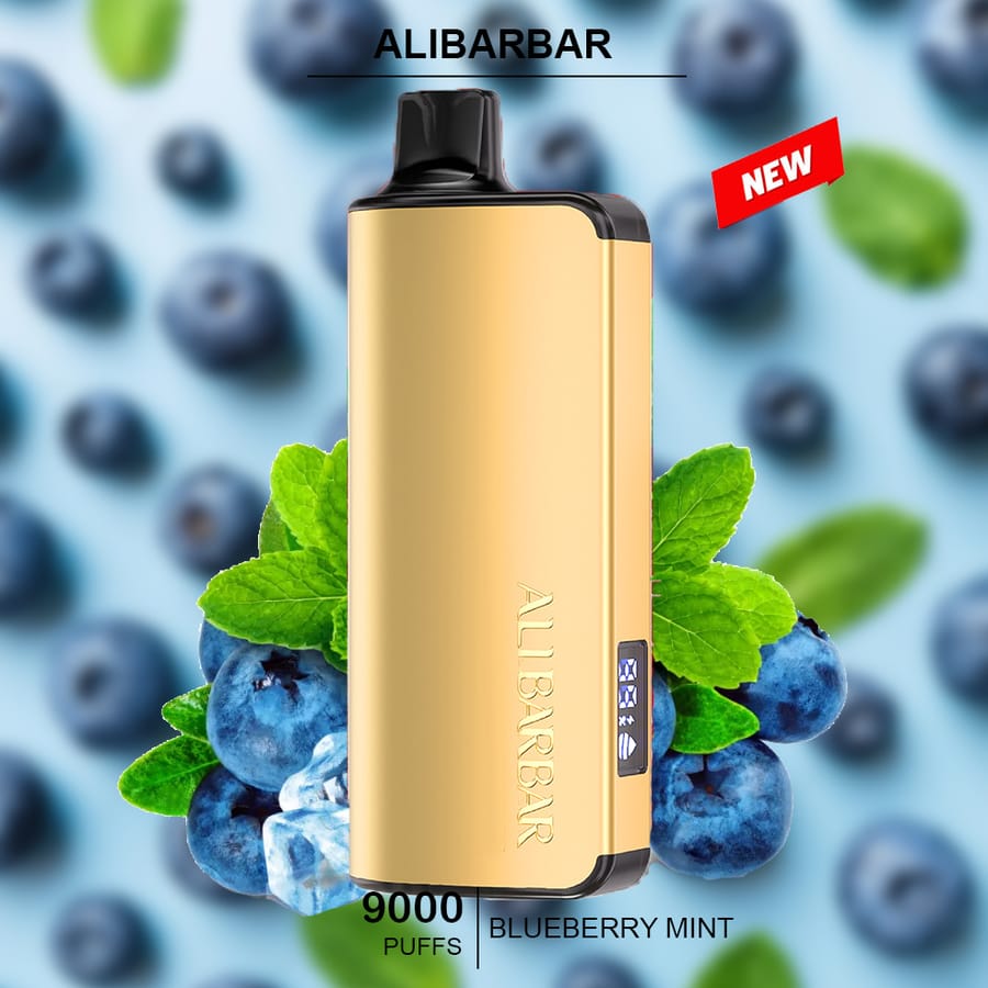 ALIBARBAR INGOT BLUEBERRY MINT – 9000 PUFFS