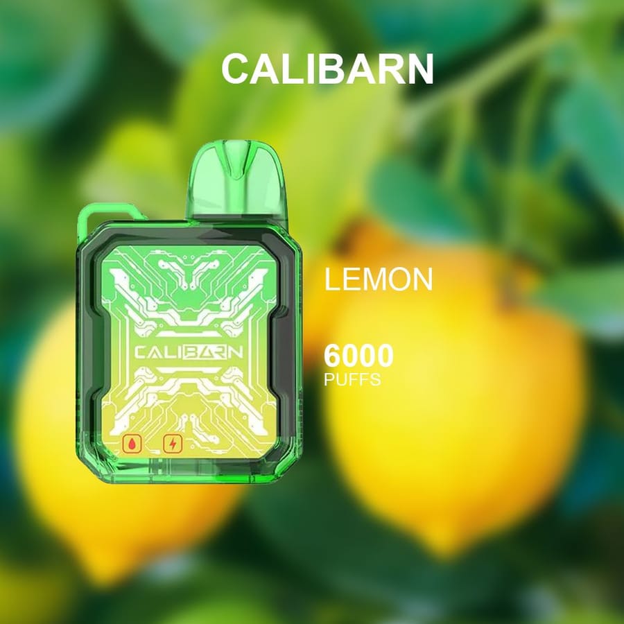 CALIBARN LEMON MINT – 6000 PUFFS