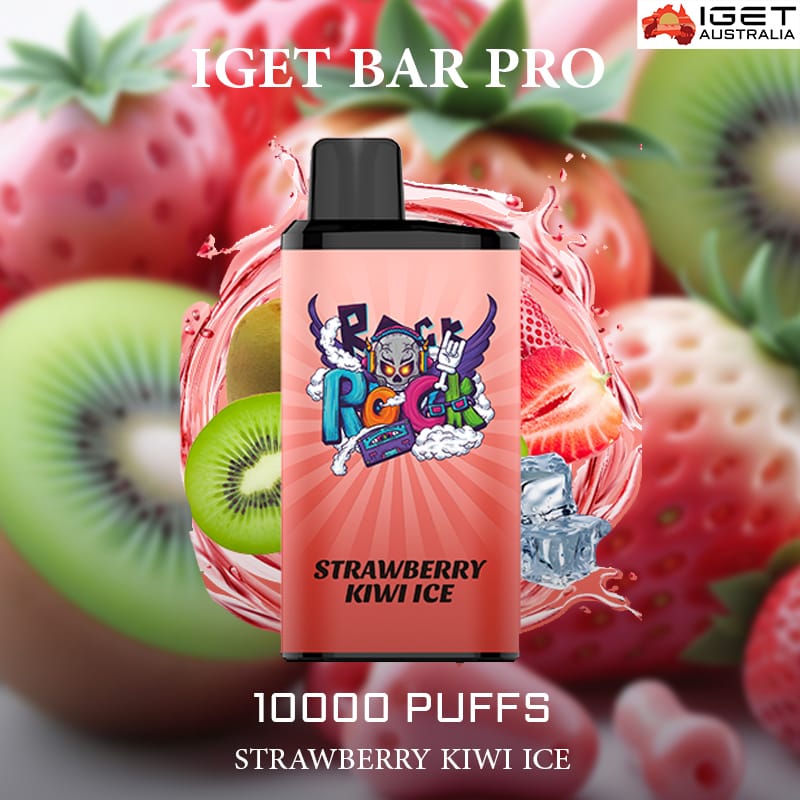 IGET BAR PRO STRAWBERRY KIWI ICE- 10000 PUFFS