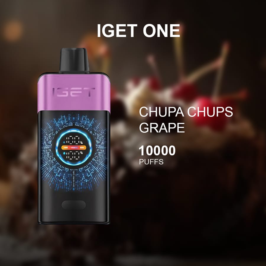 IGET ONE CHUPA CHUPS GRAPE – 12000 PUFFS