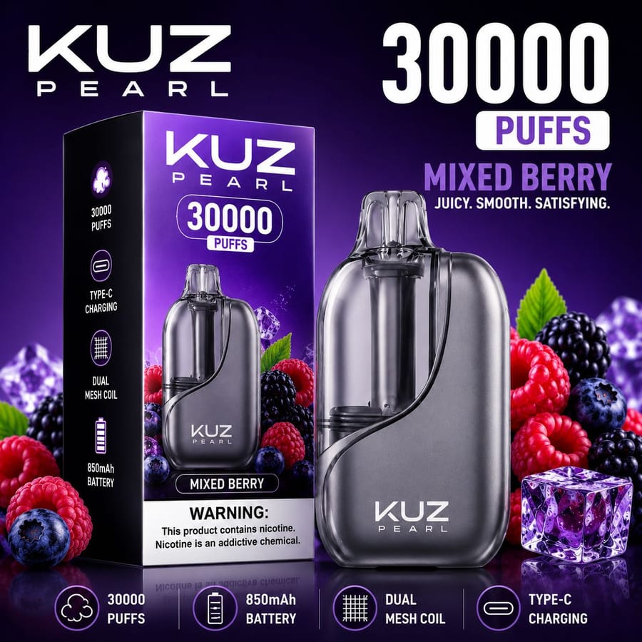 KUZ PEARL MIXED BERRY – 30000 PUFFS
