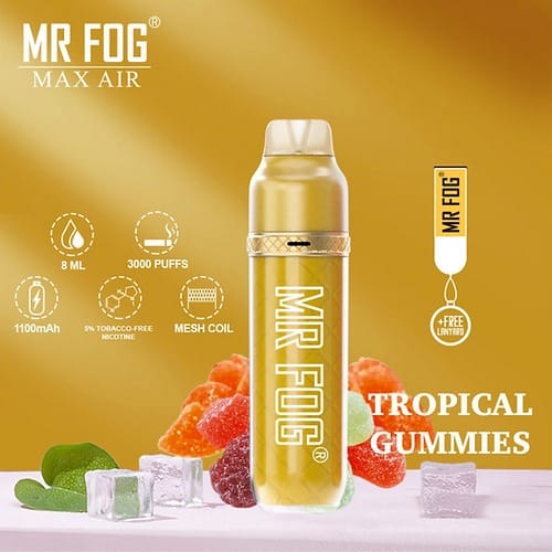 MR FOG TROPICAL GUMMIES – 3600 PUFFS