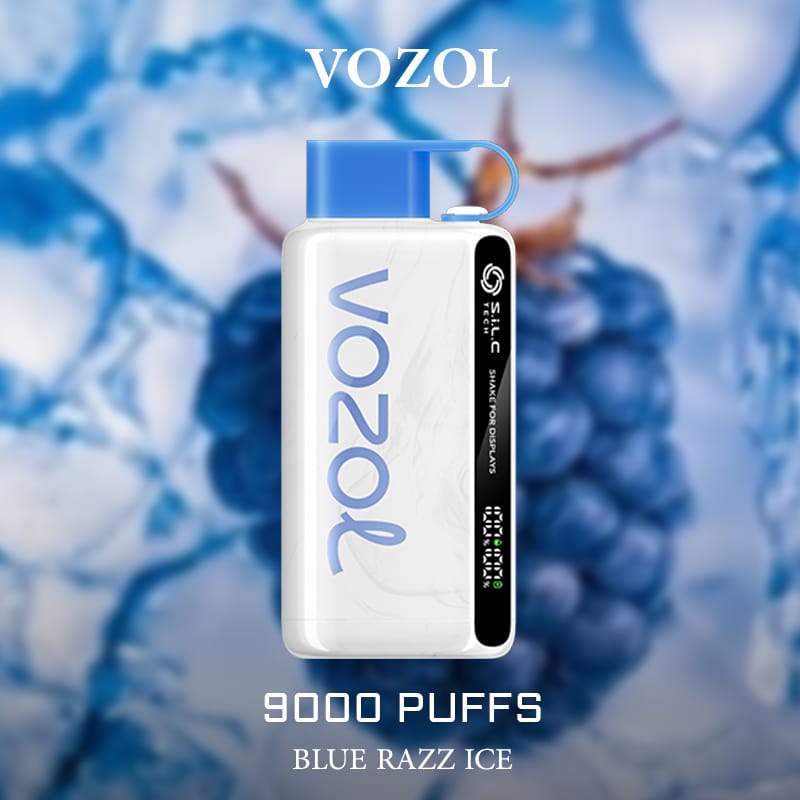 VOZOL BLUE RAZZ ICE – 9000 PUFFS
