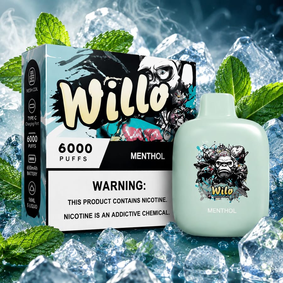 WILO MENTHOL 6000 PUFFS