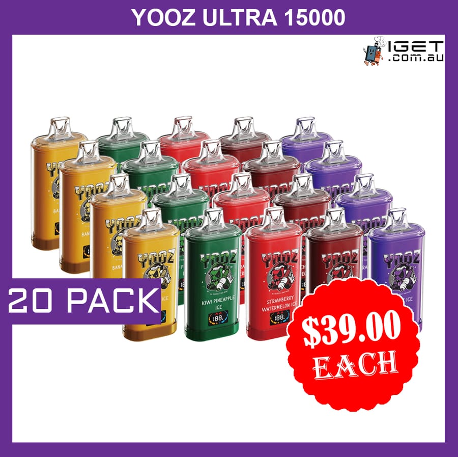 YOOZ ULTRA – 15000 PUFFS – 20 PACK